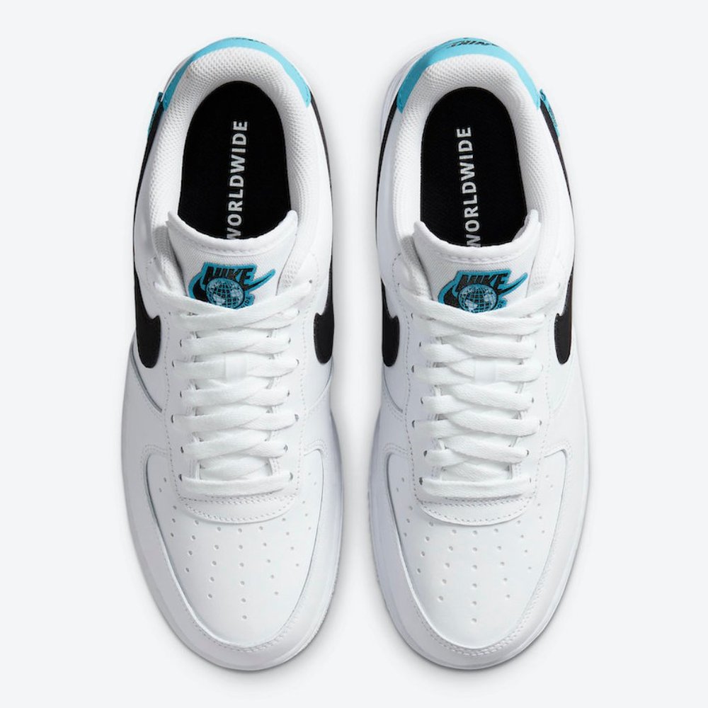 Nike Air Force 1 07' Worldwide Pack Blue Fury - Picture 4 of 5